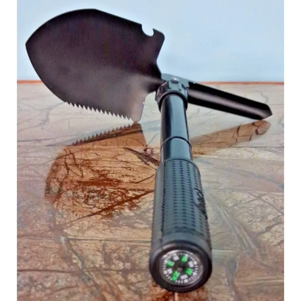 Survival 4 In 1 Camping Folding Shovel/Pick Tool